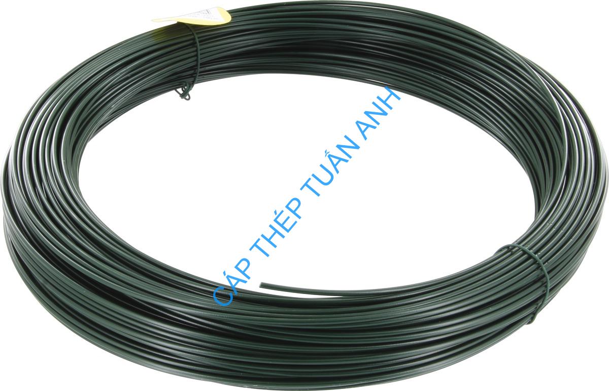 Dây thép bọc nhựa 1mm dây thép bọc nhựa 1mm PVC